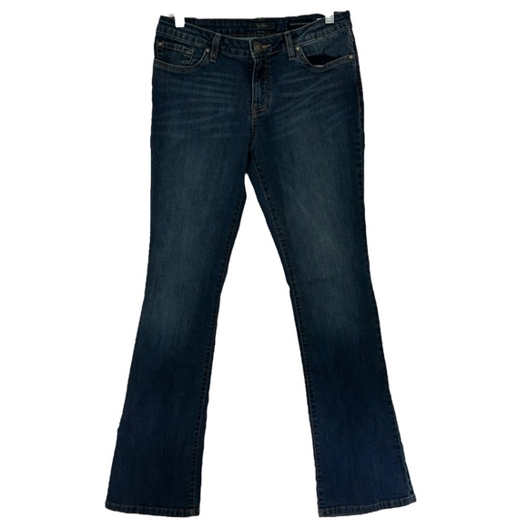 Jessica Simpson‎ Women's Valley Girl Slim Bootcut Dark Blue Jeans Sz 30 - Picture 1 of 8